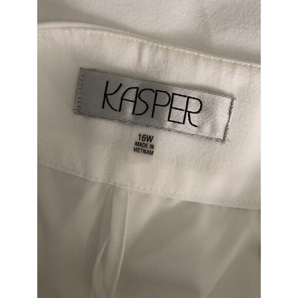 Kasper Dress Pants Women’s Size 16 White NEW - Picture 4 of 6